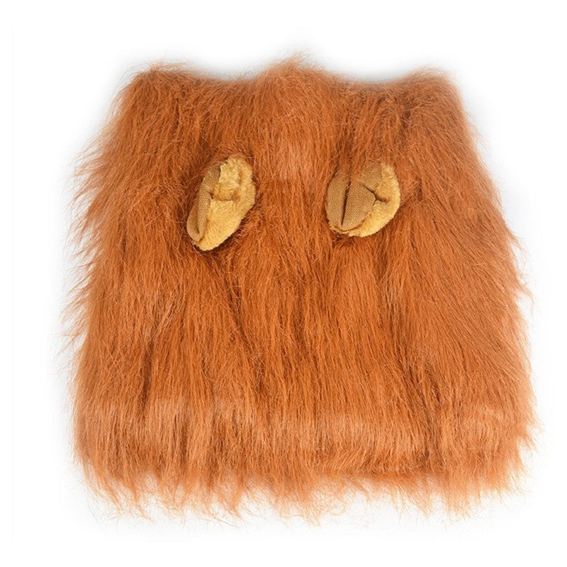 Cute Pet Cosplay Clothes Costume Lion Mane Dog Party Decoration With Ear Pet Apparel